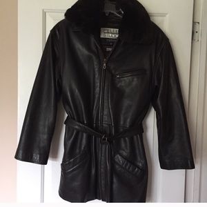 Thinsulation 100% Real Leather Jacket Coat